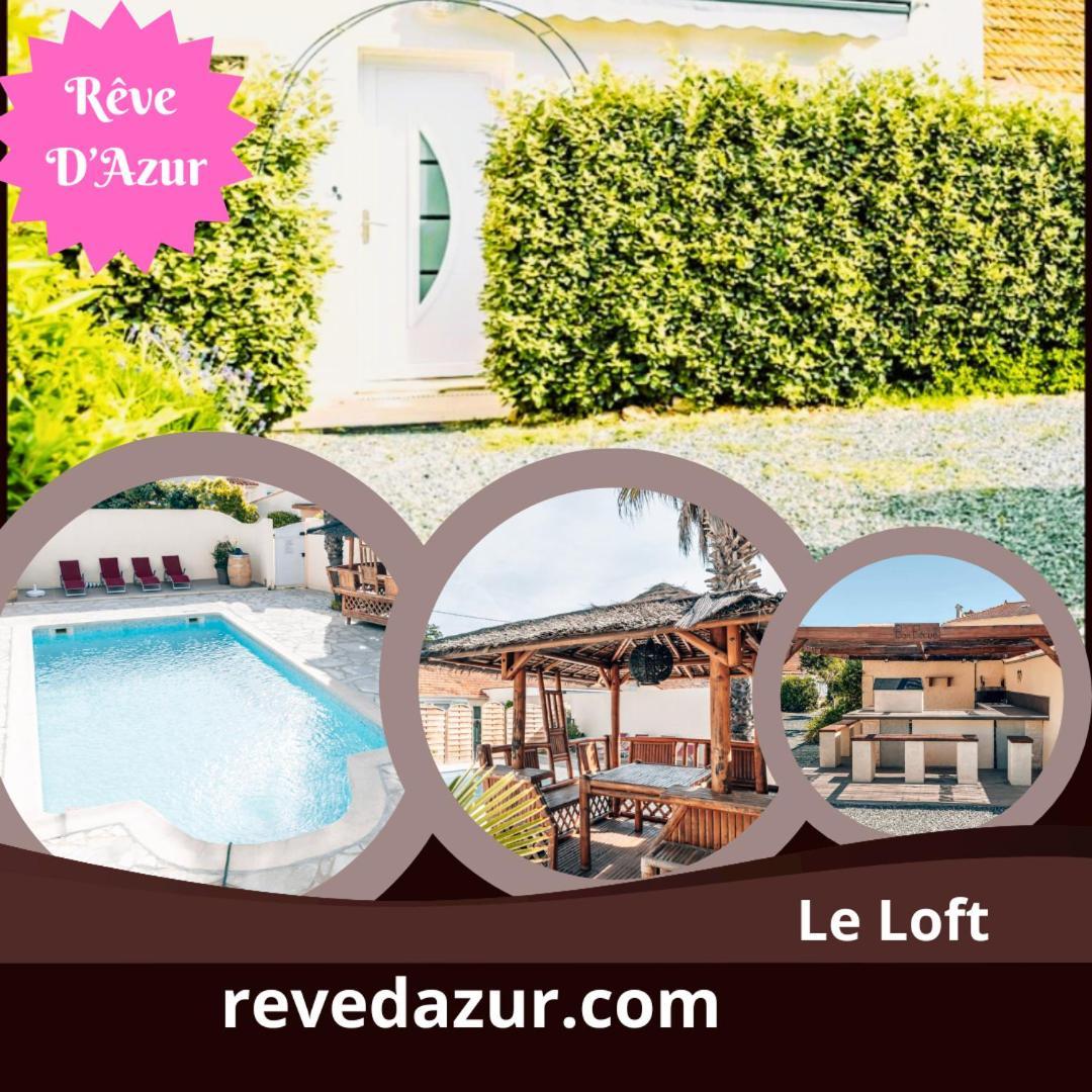 Reve D'Azur En Bord De Mer A La Nartelle Avec Piscine Dans La Residence, Terrasse, Bbq, 2 Chambres 2 Sdb Logement De 35M2 Draps Inclus Sainte-Maxime Eksteriør bilde